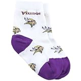 Minnesota Vikings White Infant Bootie Socks
