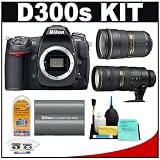 Nikon D300s Digital SLR Camera + 24-70mm f/2.8G AF-S Lens + 70-200mm f/2.8G II VR + Nikon EN-EL3e Battery + Cleaning Kit