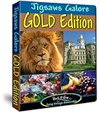 Image Jigsaws Galore Gold Edition: 200 Beautiful Jigsaw Puzzles for your PC Including Animals, Scenic Places, Buildings, World Travel, Flowers, Holiday Scenes and More!
