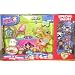 Littlest Pet Shop Tricks N Talents Show With 7 pets (2 Dogs, 2 cats, butterfly, monkey and pony)