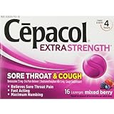 Cepacol Sore Throat & Cough, Maximum Strength Numbing, Instant Action, 16  Lozenges