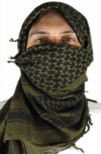 Mafoose Premium Shemagh Keffiyeh Head Neck Military Tactical Desert Scarf Wrap