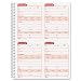 TOPS 4100 Duplicate Carbonless Service Call Book, 11X8-1/2, 5-1/2X4 Form, 200 Sets/Book