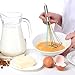 Silicone Tornado Whisk - Kitchen Utensil for Sauces, Roux & Gravy - 10-inch Rainbow Egg Whisk