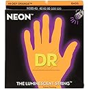 DR Strings NOB5-40 Nickel Coated Bass Guitar Strings, Light