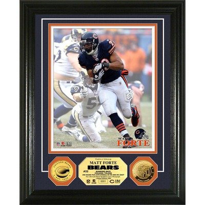 Matt Forte Chicago Bears 24KT Gold Coin Photo Mint