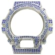 Custom Bling Stainless Steel and Swarovski Crystal Bezel for Casio G-Shock DW-6900xx Series: WHB