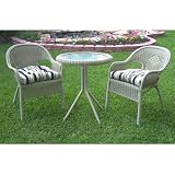 Somerset Outdoor Wicker Café Bistro Patio Set