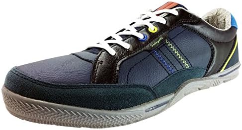 Sedagatti Men's Neon Navy Walking Fashion Sneaker 10.5 M US