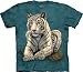 The Mountain White Tiger Gaze Short Sleeve Tee T-shirt Adult M