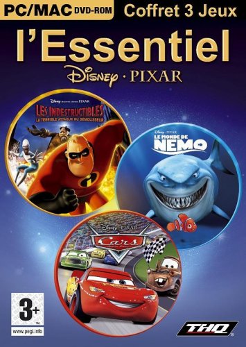 Childrens Toyshop   : Tripack Pixar Cars + Le Monde De Nemo+ Indestructibles 1 Action