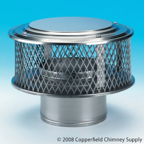 Chimney 13880 6 Inch HomeSaver Guardian Cap 304-alloy 5/8 Inch Mesh