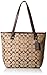 COACH 12cm Signature Zip Top Tote Shoulder Bag Handbag 36375