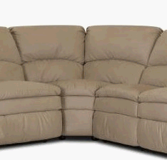 Klaussner Furniture 38104 Rupert 90 Degree Seating Wedge - Khaki