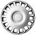 Automotive : Drive Accessories KT1006-15S/L 15" Silver ABS Plastic Wheel Cover - Pack of 4