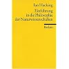 Einf�hrung in die Philosophie der Naturwissenschaften