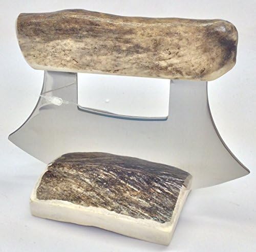 Made in Alaska Natural Ladies Petite Caribou Antler Ulu Knife