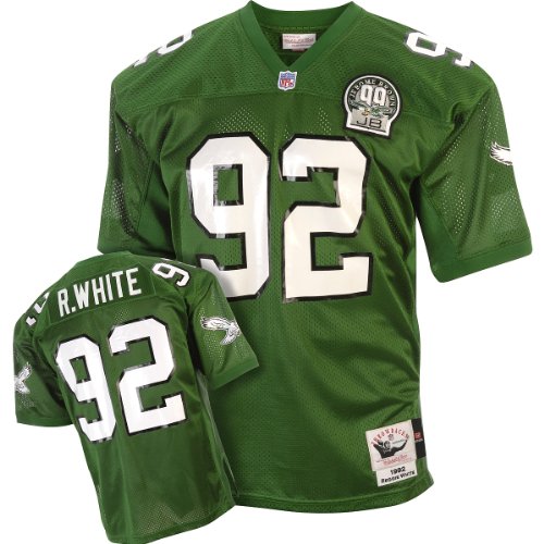Mitchell & Ness Philadelphia Eagles 1992 Reggie White Authentic Throwback Team Color Jersey Size 60