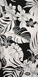 Plus Size Round Neck Long Dress - Fancy Garden Hawaiian Aloha Caftan/Kaftan Style Evening Dress