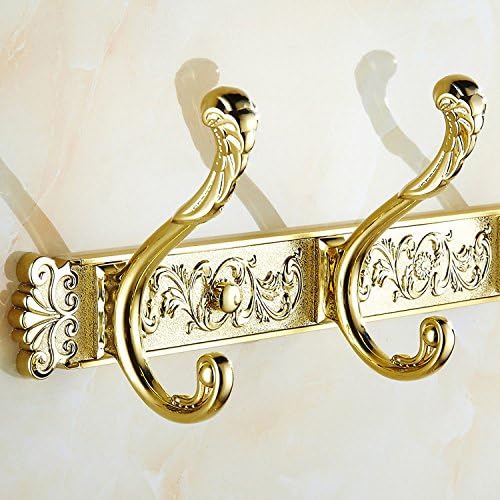 OOFAY YSPJ Gold hooks wall coat hook bathroom continental hardware accessories wall rack clothes gig