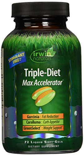 Irwin Naturals Triple Diet Max Accelerator Capsules, 72 Count