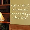 Wall Appliqué - Life A Dream Covered by The Sky