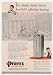 1947 Perfex Tireless Twins Magic Dial Thermostat Print Ad