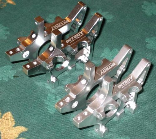 INTEGY Front & Rear Aluminum Bulkheads Set E-Maxx T-Maxx