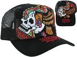 ED HARDY by Christian Audigier Mens Womens Unisex Trucker Hat NYC New York City Black OSFA