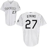 Colorado Rockies Authentic Garrett Atkins Home Jersey at Majestic