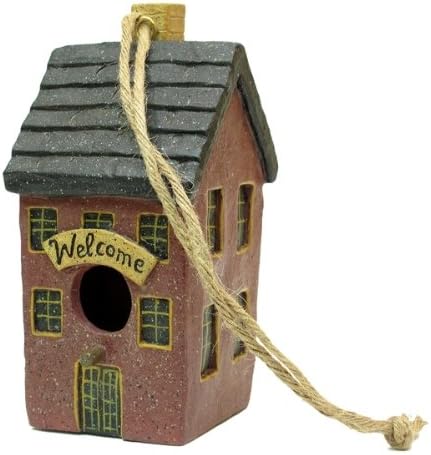 Americanoutfitter Resin Americana House Birdhouse - Unique Gift For Birthday Christmas Wedding Anniversary Engagement Graduation Couples Men Women Mom Dad Grandpa Sister Wife Husband Friends