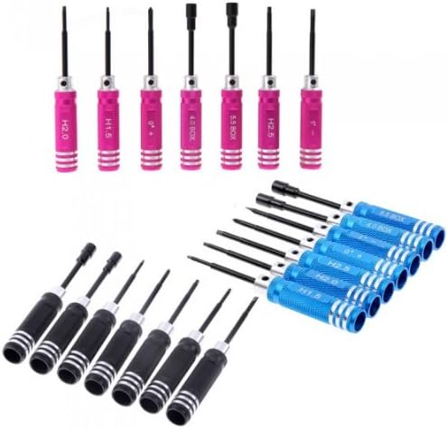 Docooler 7PCS RC Helicopter Plane Car Screw Driver Tool Kit