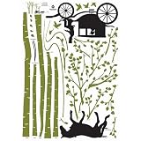 Nursery Easy Apply Wall Sticker Decorations - Quiet Stage Coach Ride