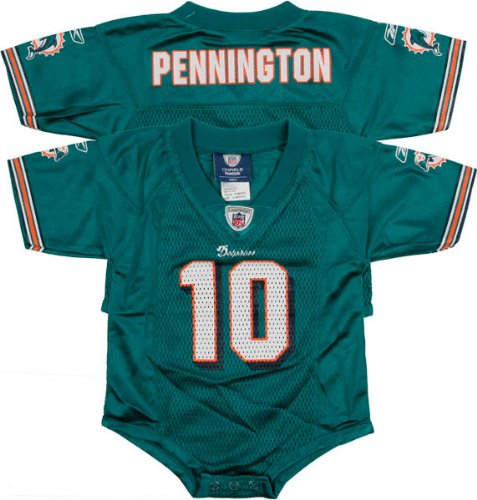 Chad Pennington Aqua Reebok NFL Miami Dolphins Infant Jersey - 24 months