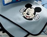MICKEY MOUSE BLUE FLEECE THROW OFFICIAL LICENSED WALT DISNEY 100CM X 150CM
