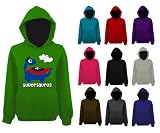 Mens Supersaurus Super Hero Dinosaur Dino Funny Pullover Hoodie