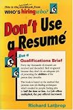 Buy : Dont Use a Resume