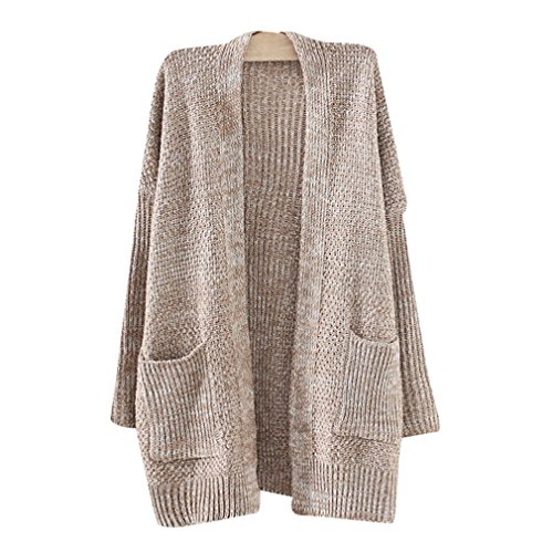 SAYM Women's No Loose Cardigan Sweater Coat Bold Lines Knit