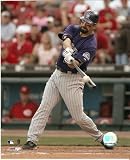 Todd Helton Rockies Hitting Ball 8x10 Photo
