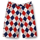Loudmouth Golf Mens Shorts: Dixie - Size 34