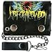 Job For A Cowboy - Logo Leather Wallet with Chain
