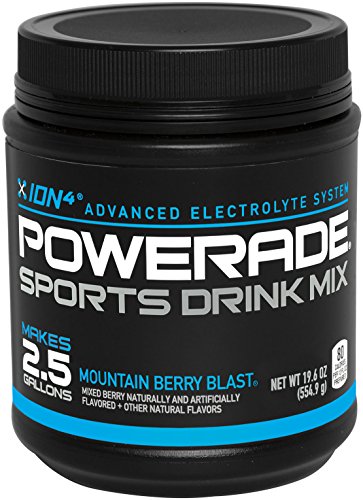 POWERADE Powder Mountain Berry Blast, 19.6 OZ, makes 2.5G (Pack of 8)