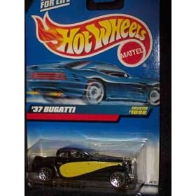 -#1098 1937 Bugatti Collectible Collector Car Mattel Hot Wheels