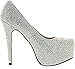 Eye Candie Womens Celine-85W Fashion Shiny New Design Platform Pump