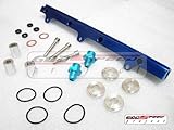 IMAGE OF Godspeed Alumnium Fuel Injector Rail B16 B18 B16a B18a B16b B20 CNC Aluminum Fuel Rail Upgrade Kit