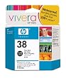 HP 38 Photo Black Pigment Ink Cartridge in Retail Packaging