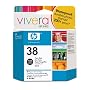 Original HP 38 Photo Black Pigment Ink Cartridge in Retail Packaging