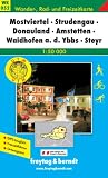 Produkt-Bild: Mostviertel / Strudengau / Donauland / Amstetten / Waidhofen a. d. Ybbs / Steyr 1 : 50 000. Wander-, Rad- und Freizeitkarte. GPS-tauglich. Freizeitf&uuml;hrer. Ortsregister (Freytag u. Berndt Wanderkarten)