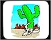 Mouse Pad with Sonoran Desert, Arizona, cow