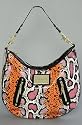 Betsey Johnson The Med Hobo in PinkPainted Python,Bags (Handbags/Totes) for Women